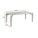 Ver imagem 3 de Mesa de Jantar Retangular 270x135cm Noby Madeira Liptus Castanho Claro - Sallar Home