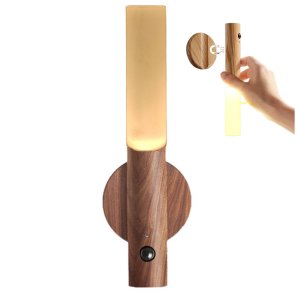Luminaria Bastao Inteligente Led Sensor Presença Luz Noturna Magnetico Bateria Recarregavel Usb Pare