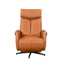 Ver imagem 4 de Poltrona Reclinável Elétrica Luxury Couro Legítimo Caramelo - Mozzelar