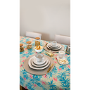 Ver imagem 1 de Toalha de Mesa Retangular 6 Lugares 1,50m X 2,10m - Linha Limpa Bem:nangyam Acqua/6 Lugares