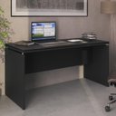 Ver imagem 1 de Mesa para Escritório com Tampo Duplo Hera - Via Nossa - Preto