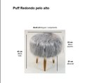 Ver imagem 5 de Puff Banqueta Decorativo Pés Madeira Cor:rosê