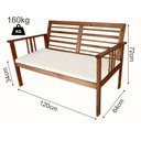 Ver imagem 3 de Kit Conjunto Moveis Jardim Madeira 3 Espreguiçadeira 2 Mesa