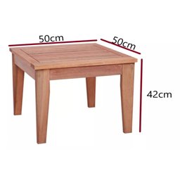 Kit Conjunto Moveis Jardim Madeira 3 Espreguiçadeira 2 Mesa - 8