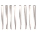 Ver imagem 1 de Kit 8 Pés de Metal 90 CM Hairpin Legs Aparador e Mesa de Canto Bronze