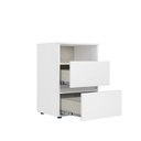 Ver imagem 4 de Mesa de Cabeceira 2 Gavetas 48x68cm Condessa Yescasa Branco