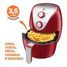 Fritadeira sem Óleo Air Fryer Mondial Vermelha 220v - 4
