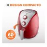 Fritadeira sem Óleo Air Fryer Mondial Vermelha 220v - 2