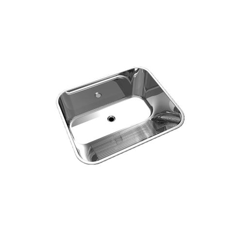 Cuba Tanque Ct-60 Furo de 2.5 600x500x285mm Escovado - Mekal
