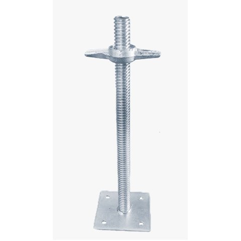 SAPATA AJUSTÁVEL P/ ANDAIME TUBULAR 32X15X500MM JG C/ 4