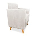 Ver imagem 5 de Poltrona de Amamentação com Puff Flavia Suede - Pallazio Cor Bege
