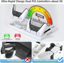 Ver imagem 3 de Base Cooler Suporte Playstation 5 Refrigeração Porta Jogos