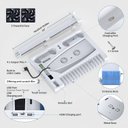Ver imagem 5 de Base Cooler Suporte Playstation 5 Refrigeração Porta Jogos