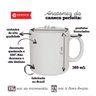 Caneca Estádio do Vozao 360 Ml Cerâmica Ceara Licenciada Branco - 6