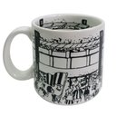 Ver imagem 4 de Caneca Estádio do Vozao 360 Ml Cerâmica Ceara Licenciada Branco
