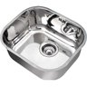 Cuba de inox n°3 40x34x15 cm aço 304 alto brilho 5093 Franke - 1