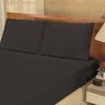 Jogo de Cama Lençol Queen Bianca 03 Peças - Preto - 1