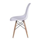Ver imagem 2 de Kit 2 Cadeiras Dkr Eames Polipropileno Base Eiffel Madeira Branca Inovakasa