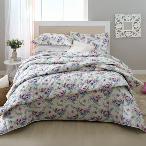 Jogo de Cama Solteiro Duplo 3 Peças Sultan Realce Premium Alana