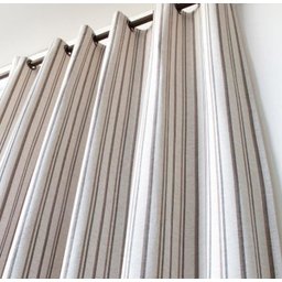 Cortina Para Sala Listras 3,00x2,50 Coimbra Algodão Sultan - 4