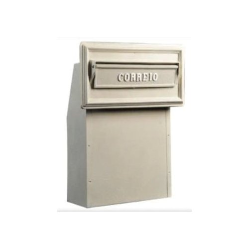 Caixa de correio de embutir branco alumínio Eco Pintart