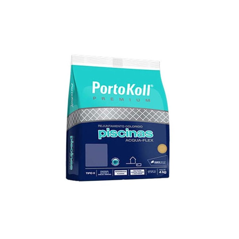 Rejunte Acqua-Flex 4kg azul celeste UP Portokoll