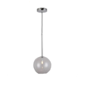 Ver imagem 1 de Pendente Posh D.20x45cm Metal Cromado/vidro Transparente 1xg9 Skylight