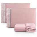 Ver imagem 3 de Jogo de Lençol Cama King Size 3 Peças 100% Algodão Percal 180 fios Com Leze:Verde