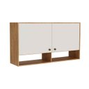Ver imagem 2 de Armário Aéreo de Cozinha 2 Portas 120 Cm Off White Móvel Bento