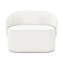 Ver imagem 3 de Namoradeira e 2 Poltronas Orgânica para Sala Malu Bouclê Off White M11 - D’Rossi