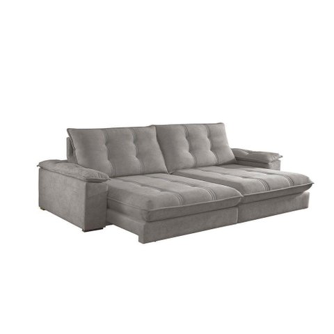 Sofá Dublin 02 Módulos de 80cm Br25cm Meu Sofá Online B026 Veludo Prata