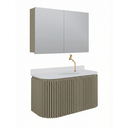 Ver imagem 1 de Conjunto Gabinete para Banheiro Suspenso Emma 100cm