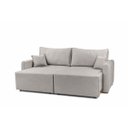 Ver imagem 4 de Sofa Cama 3 Lugares 2,00 m Pé de Madeira Los Angeles: Prata/Veludo