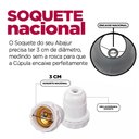 Ver imagem 4 de Cúpula Clássica de Abajur Luminária 15x15x15cm de Tecido Algodão Soquete Nacional Ref 83