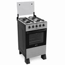 Ver imagem 1 de Fogão a Gás Delicato 4 Bocas com Forno 52 Litros Mesa em Aço Inox e Tampa de Vidro Clarice