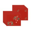 Ver imagem 2 de Kit Jogo Americano + Guardanapo Natal Pássaros Nsw 8 Peças
