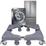 Suporte Móvel para Máquina de Lavar, Base Móvel para Secadora com Ajuste de Altura, Base Móvel Unive - 6