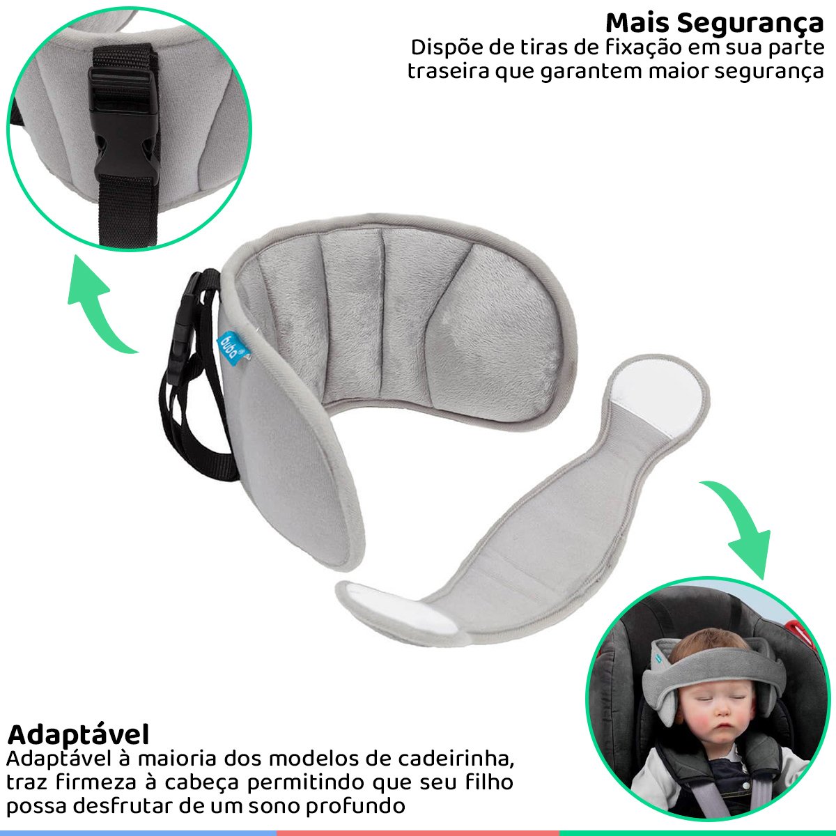 Apoio de Cabeça Infantil Capacete Acolchoado Para Bebê Conforto ...