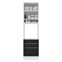 Ver imagem 5 de Torre Quente Madesa Lux 60 cm 1 Porta 3 Gavetas Branco/Preto
