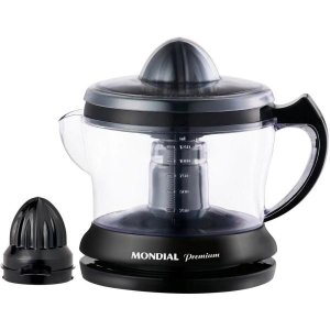 Espremedor de Frutas Mondial E-02 Premium, Preto - 220V