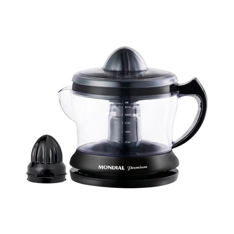 Espremedor de Frutas Mondial E-02 Premium, Preto - 220V