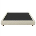 Ver imagem 6 de Cama Casal King Japonesa Pés Madeira 209cm Firenze Bouclé Off White - Nexta Casa