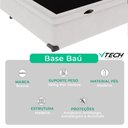 Ver imagem 2 de Cama Box Baú Solteiro Bravus Estrutura Madeira Branco Vtech