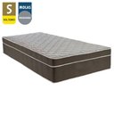 Ver imagem 5 de Cama Box Suede Solteiro + Colchão Sereneprime Molas Ensacadas 88x188x65 Preto