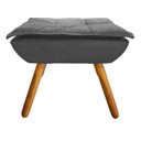 Ver imagem 2 de Puff Decorativo Opala Suede Grafite