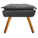 Ver imagem 3 de Puff Decorativo Opala Suede Grafite