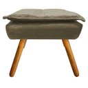 Ver imagem 3 de Puff Decorativo Opala Suede Marrom Rato