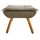 Ver imagem 2 de Puff Decorativo Opala Suede Marrom Rato
