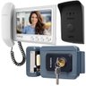Kit 1 Vídeo Porteiro Interfone Ivr 1070 Hs + 1 Fechadura Fx2000 Cinza Intelbras Ivr1070 Hs Fx 2000 - 1