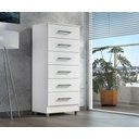 Ver imagem 1 de Cômoda 6 gavetas - Branco Helena